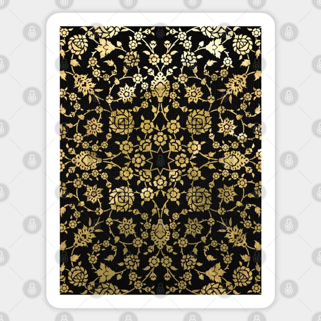 Arabic Gold pattern #6 Sticker by GreekTavern